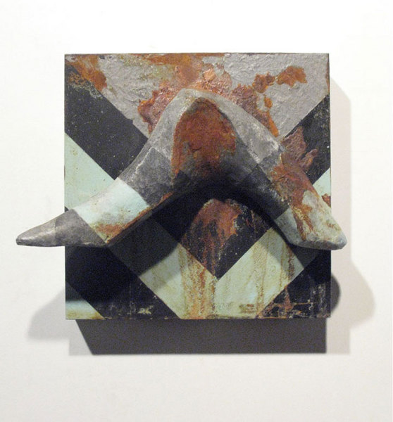 "Chevron's Funnel' - 10" x 12" x 2.25". 2012 A4P