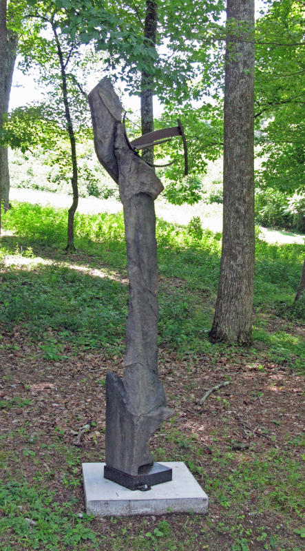 "Fianna" - Steel, concrete, stain & sealer. 1990 Collection of Artist.