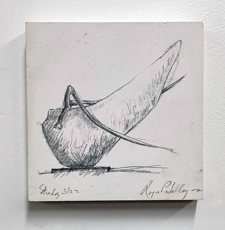 Study 3/22 - 6" x 6" x 1/2" Mixed media on wood panel
A4P